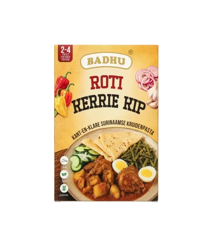 Badhu Roti kerrie kip