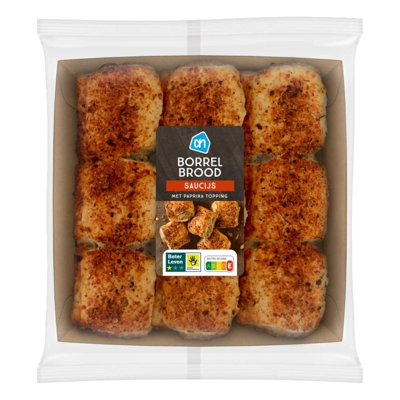 Borrelbrood saucijs luxe topping