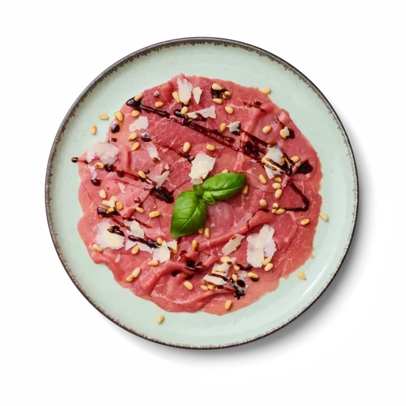 Vakslager Black angus carpaccio