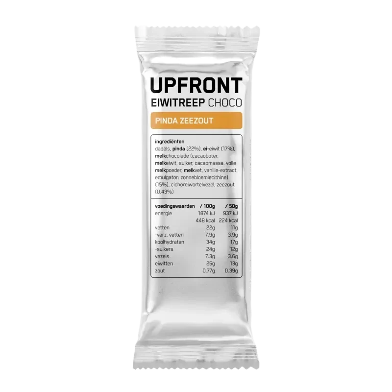 Upfront Eiwitreep choco pinda zeezout