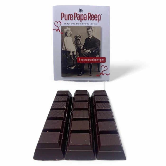 Pure Papa Chocoladerepen – Retailset met 3 Pure Repen