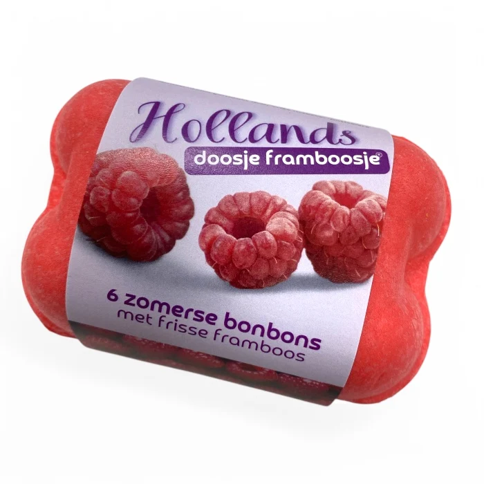 Hollands doosje Framboosje (vanaf 25 stuks)