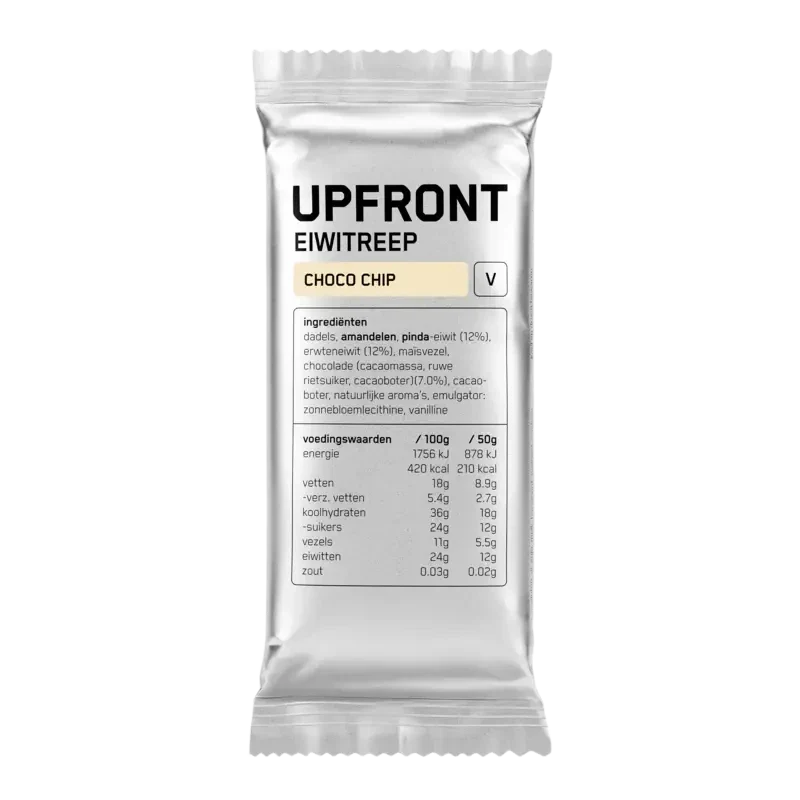 Upfront Eiwitreep choco chip