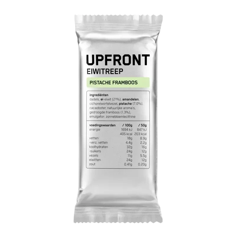 Upfront Eiwitreep pistache framboos