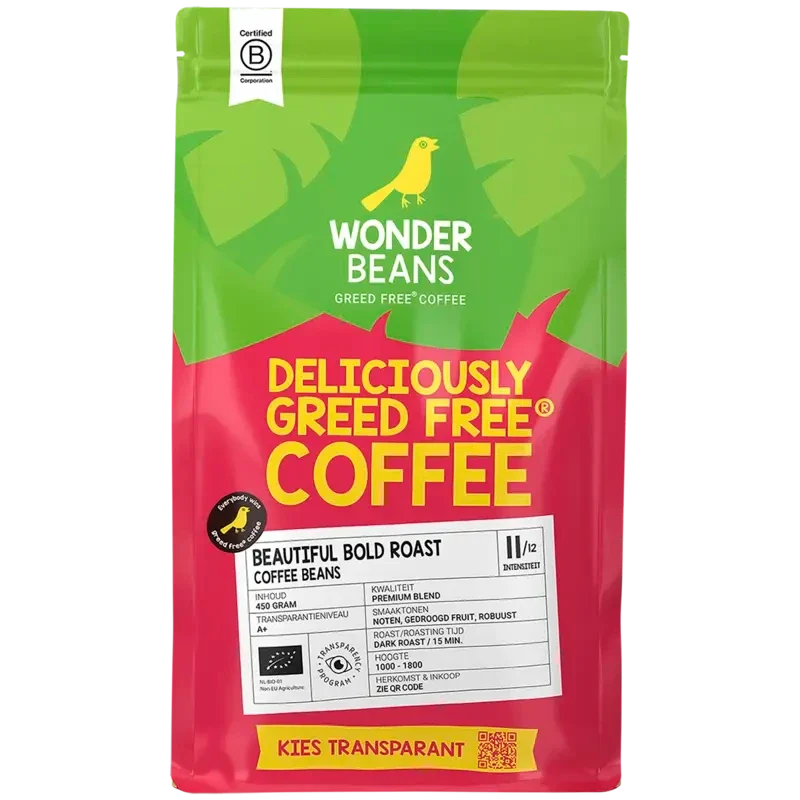 WonderBeans Beautiful bold roast coffee beans