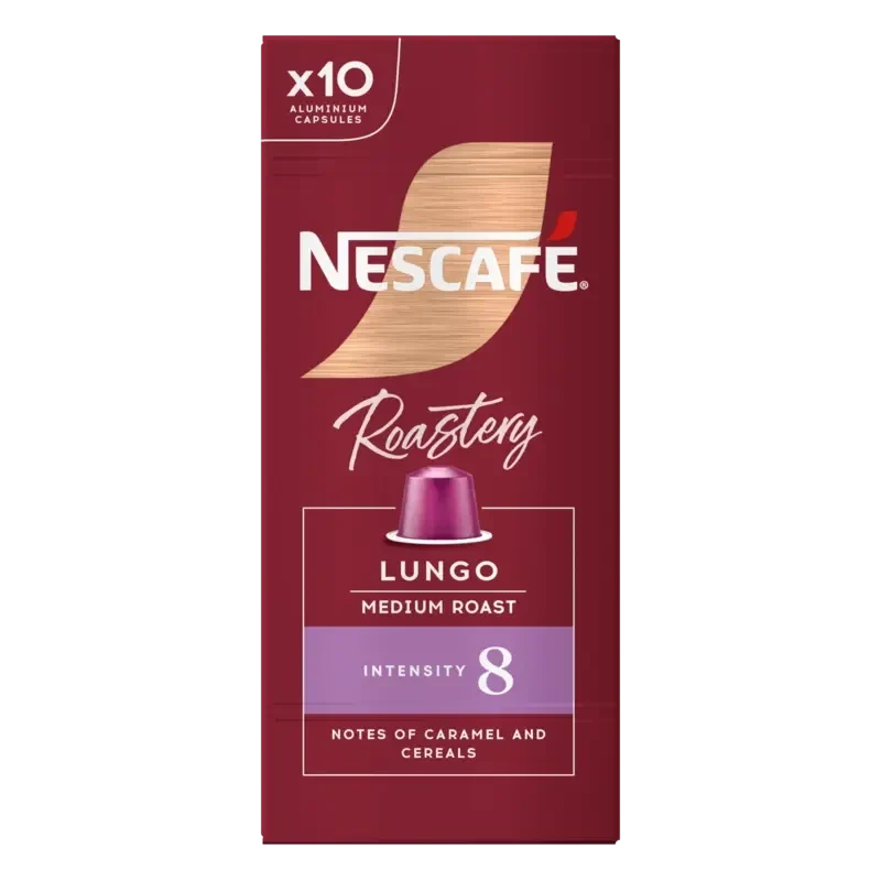Nescafé Roastery lungo medium roast capsules 10
