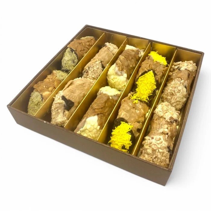Luxe Cannolibox met 10 Cannoli 5 smaken