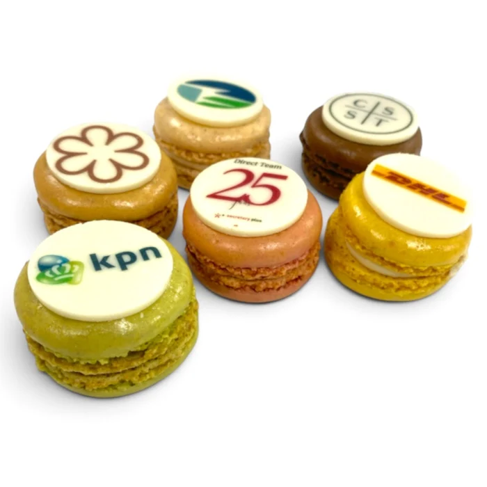 Macaron de Paris met logo per stuk (minimaal 40 stuks)