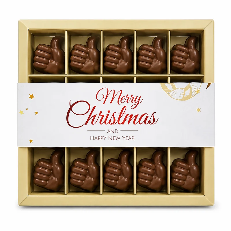 Merry Christmas Chocoladeduimpjes Brievenbuspost