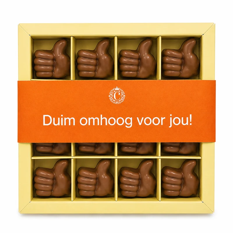 Chocoladeduimpjes Duim omhoog voor jou – Brievenbuspost