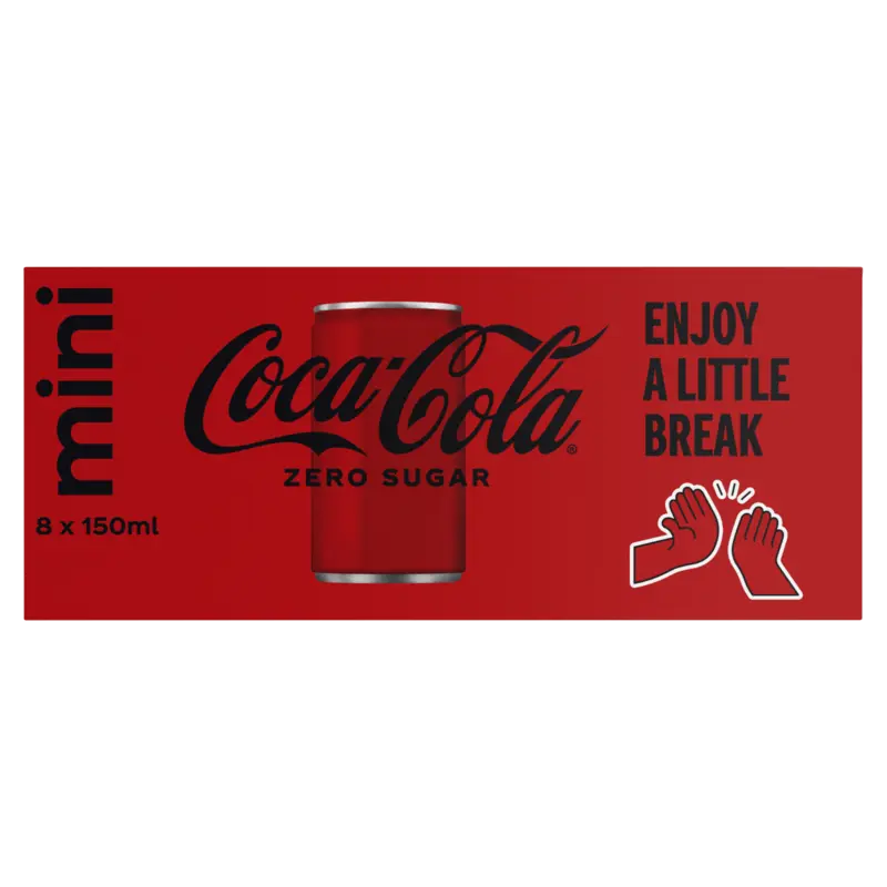 Coca-Cola Zero sugar mini 8-pack