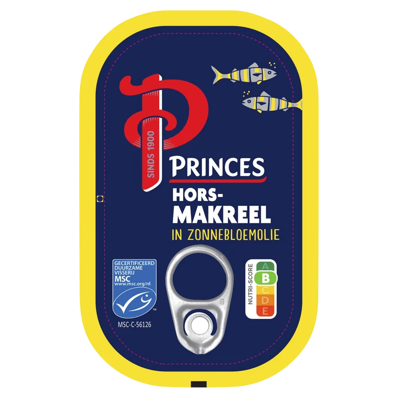 Princes Horsmakreelfilets in zonnebloemolie