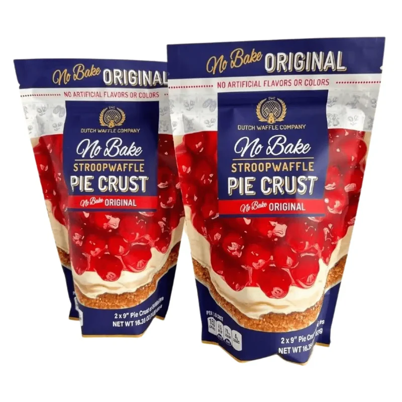 2 bags (4 pie crust) of Classic Stroopwafel Pie Crust | World's First