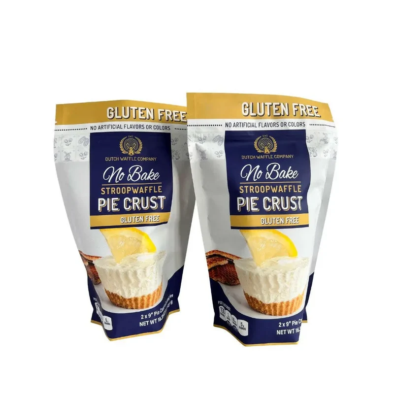 2 bags (4 pie crust) of Gluten-Free Stroopwafel Pie Crust | World's First