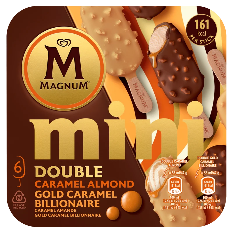 Magnum Mini Double Caramel Almond Billionaire