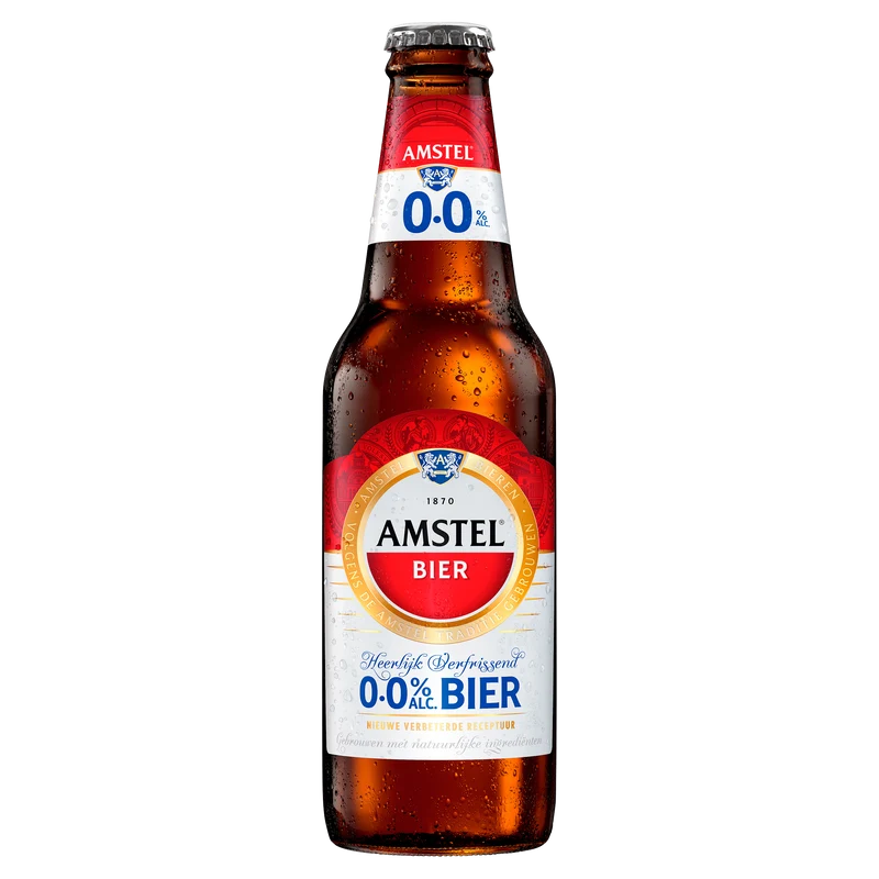 Amstel Pilsener 0.0 bier fles