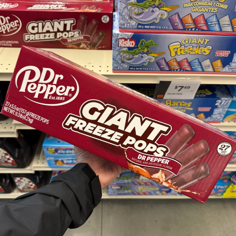 Dr Pepper Giant Freeze Pops (27x)