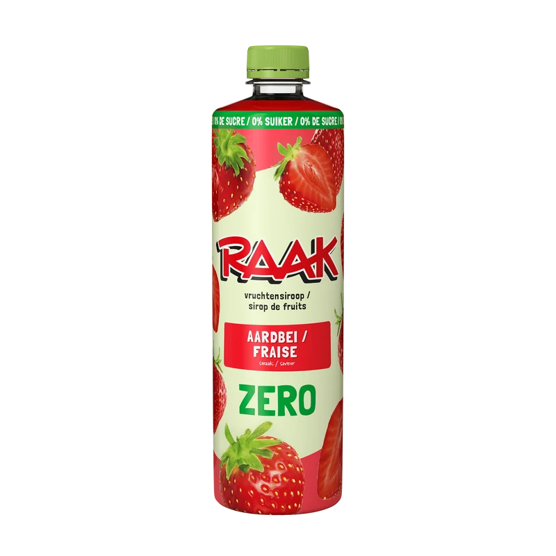 Raak Vruchtensiroop aardbeien zero