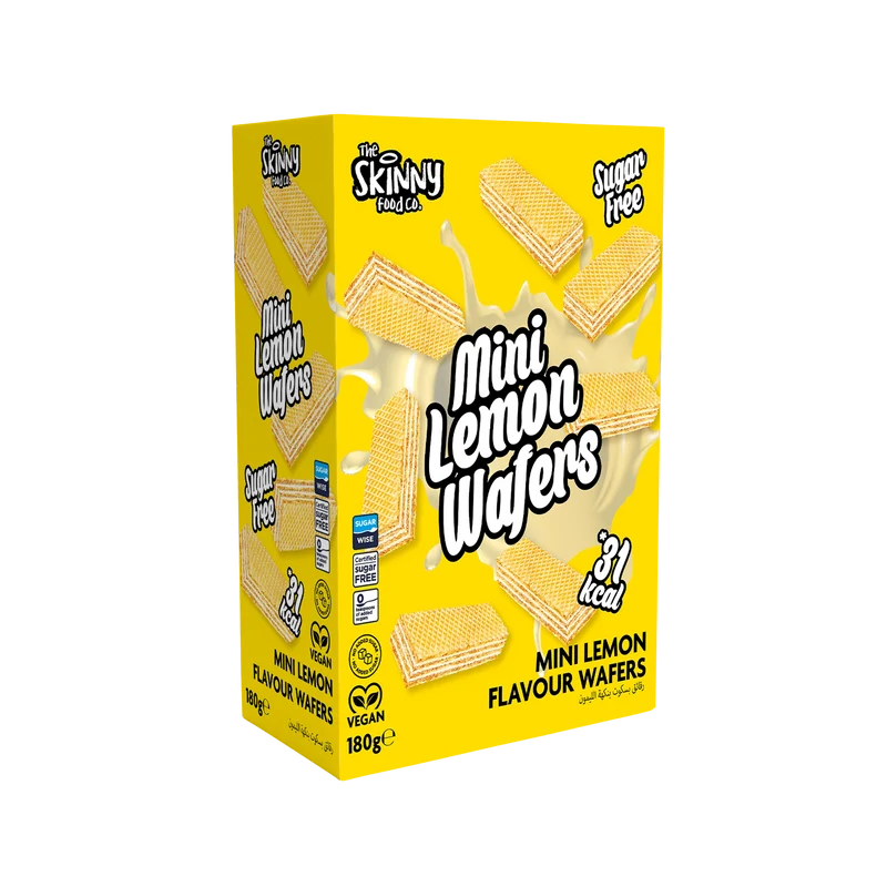 (Opruiming, ten minste houdbaar tot 26 februari) Dunne mini citroenwafels 180 g