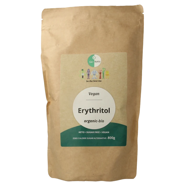 Go-Keto Zoetstof premium erythritol bio 800 gram