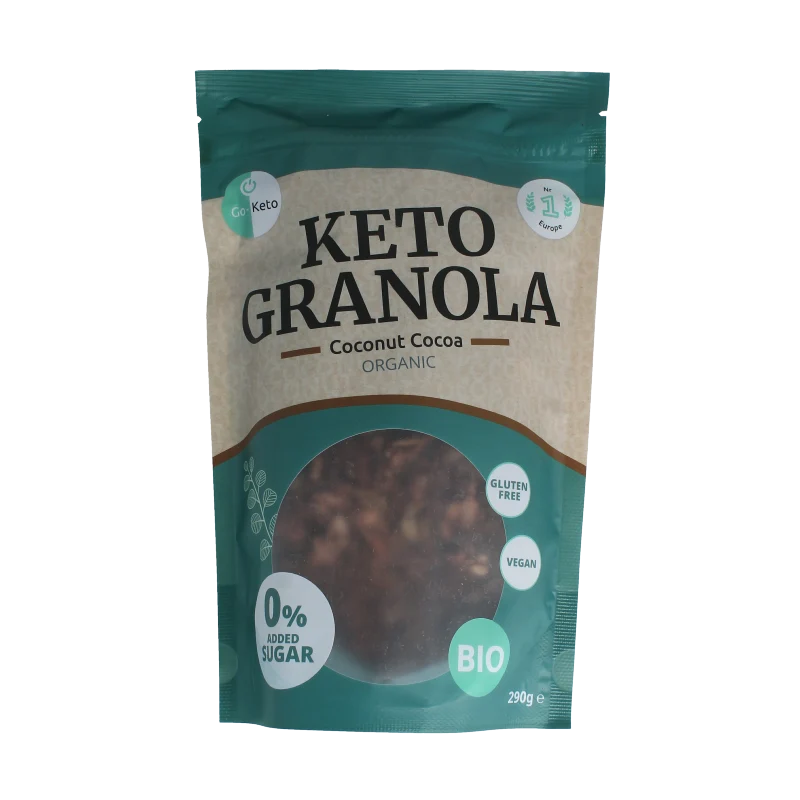 Go-Keto Granola kokos chocolade bio 290 gram