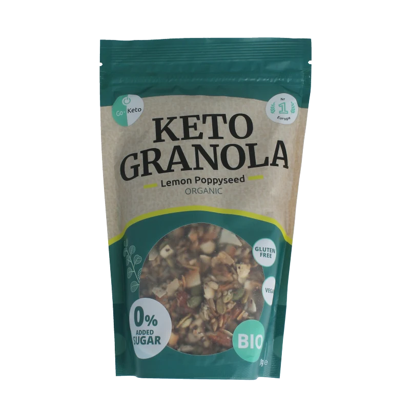 Go-Keto Granola citroen maanzaad bio 290 gram
