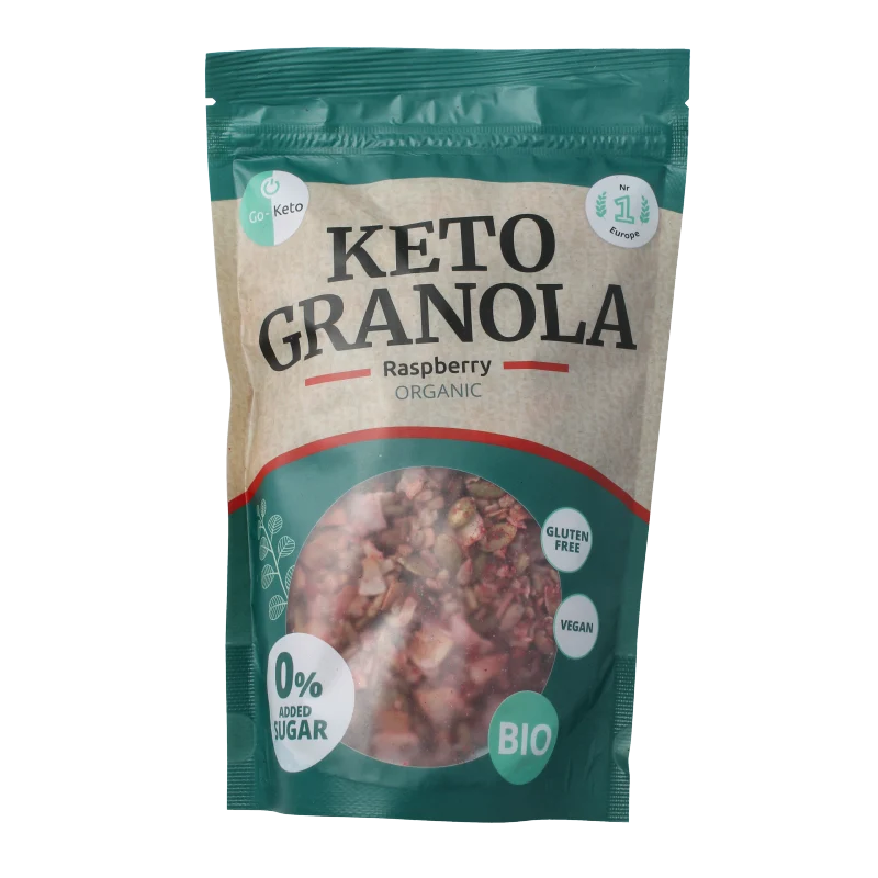 Go-Keto Granola framboos bio 290 gram