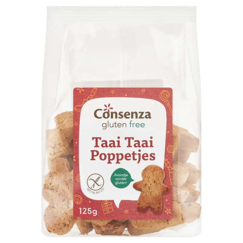 Consenza Taai taai poppetjes gluten free