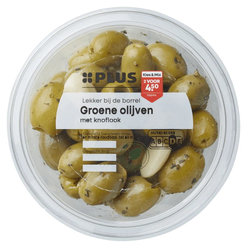 Olijven met knoflook