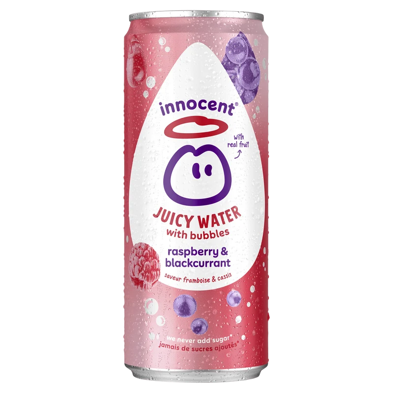 Innocent Juicy water with bubbles raspberry