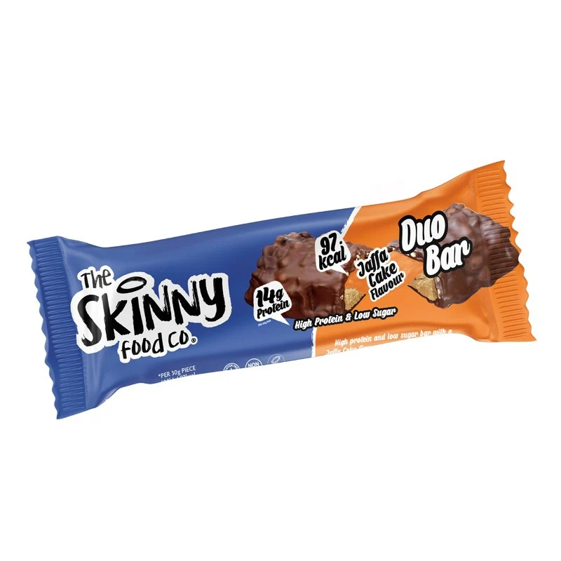 Jaffa Cake Flavour Magere eiwitrijke, suikerarme duoreep - 60 g