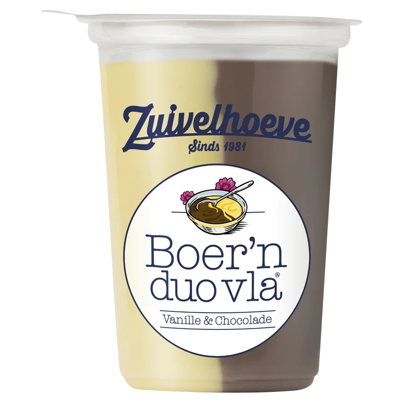 Zuivelhoeve Boer'n vla choco vanille