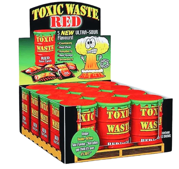 Toxic Waste Red Drum Bulk Value Box (12-pack)
