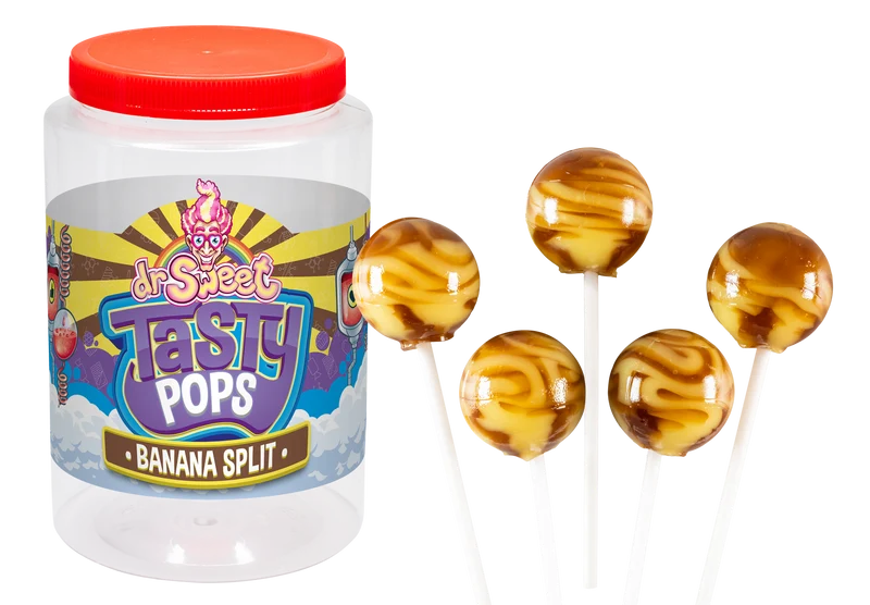 Dr. Sweet Tasty Pop Bananasplit 28 gr.