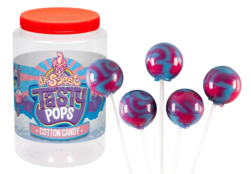 Dr. Sweet Tasty Pop Cotton Candy 28 gr.
