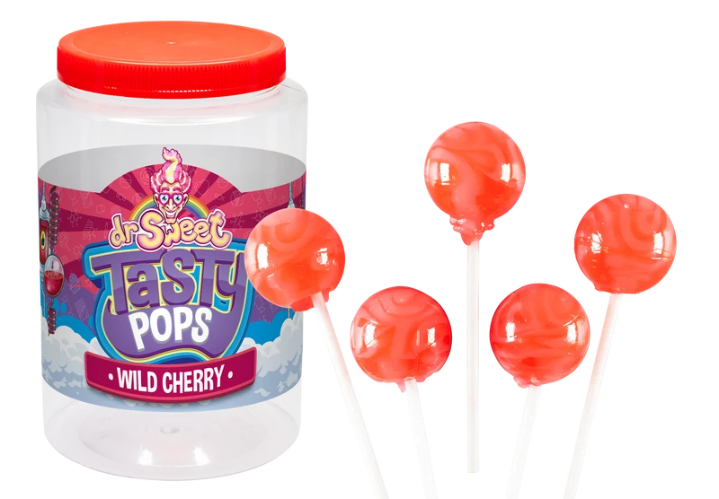 Dr. Sweet Tasty Pop Wild Cherry 28 gr.