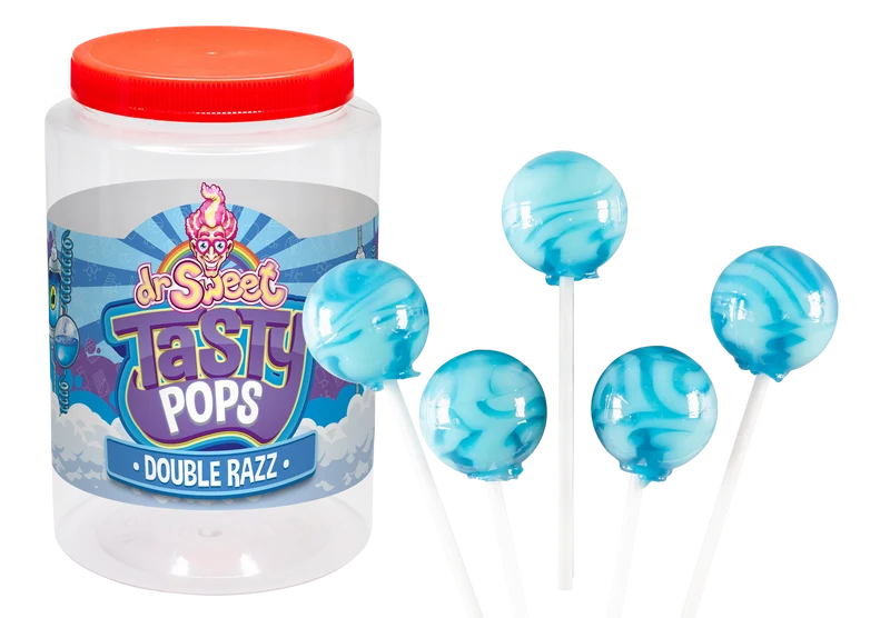 Dr. Sweet Tasty Pop Double Razz 28 gr.
