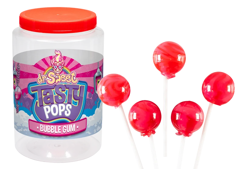 Dr. Sweet Tasty Pop Bubble Gum 28 gr