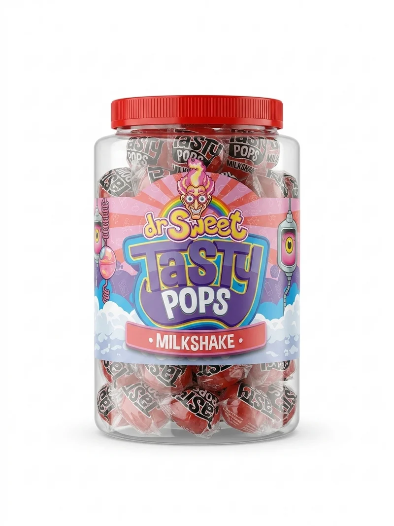 Dr. Sweet Tasty Pop Milkshake 70 stuks