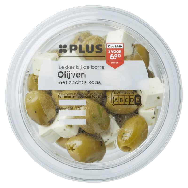 Olijven zachte kaas