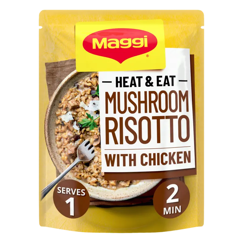 Maggi Heat & eat mushroom risotto