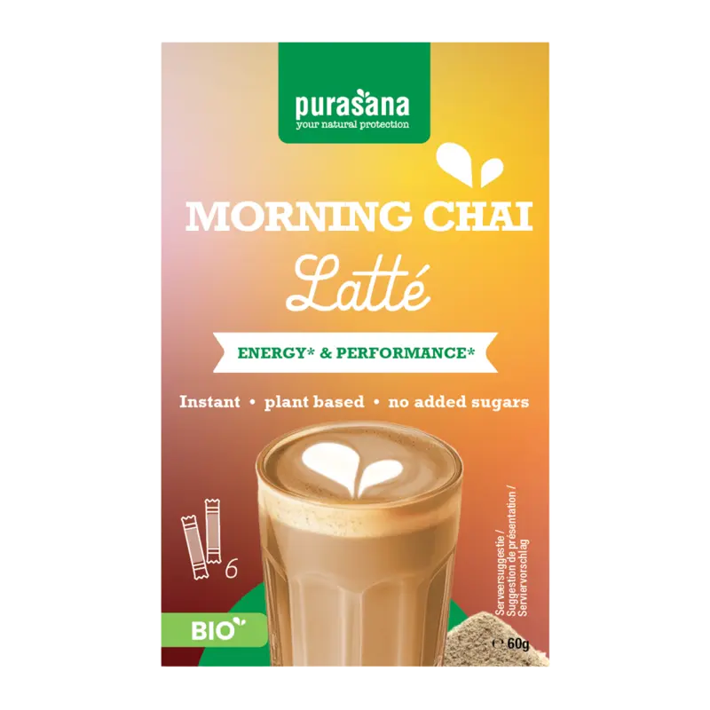 Purasana Morning chai latté