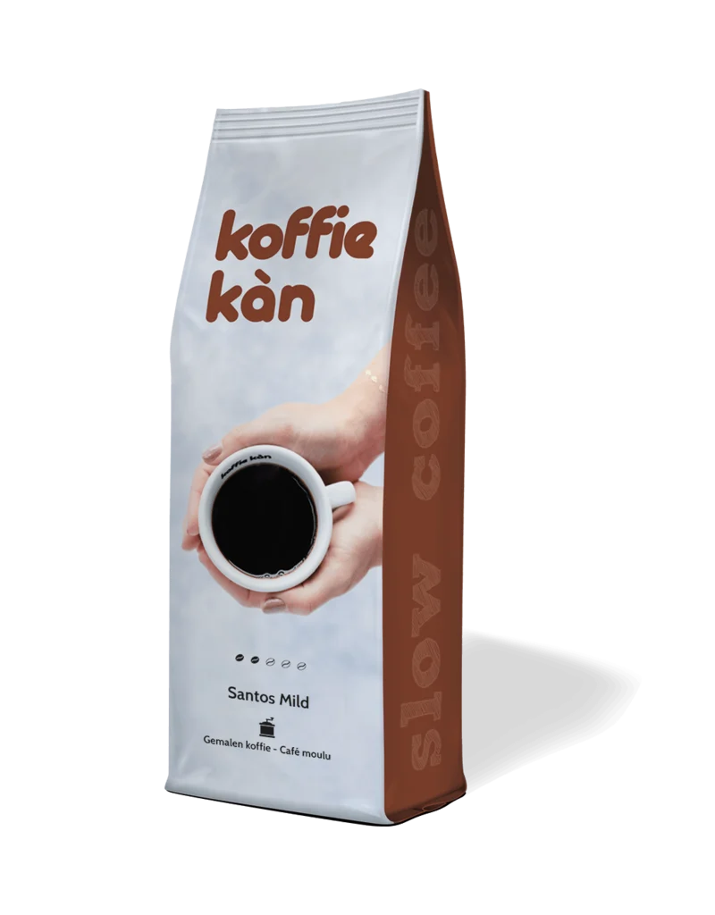 Koffiekan Santos mild gemalen 250g