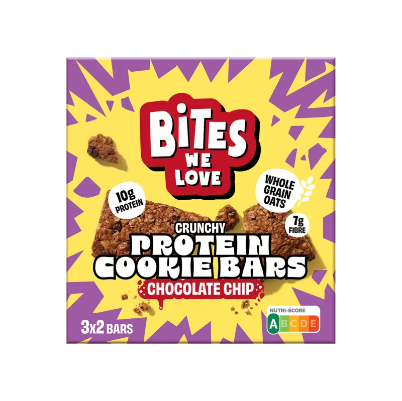 BitesWeLove Protein cookie bars chocolate chip