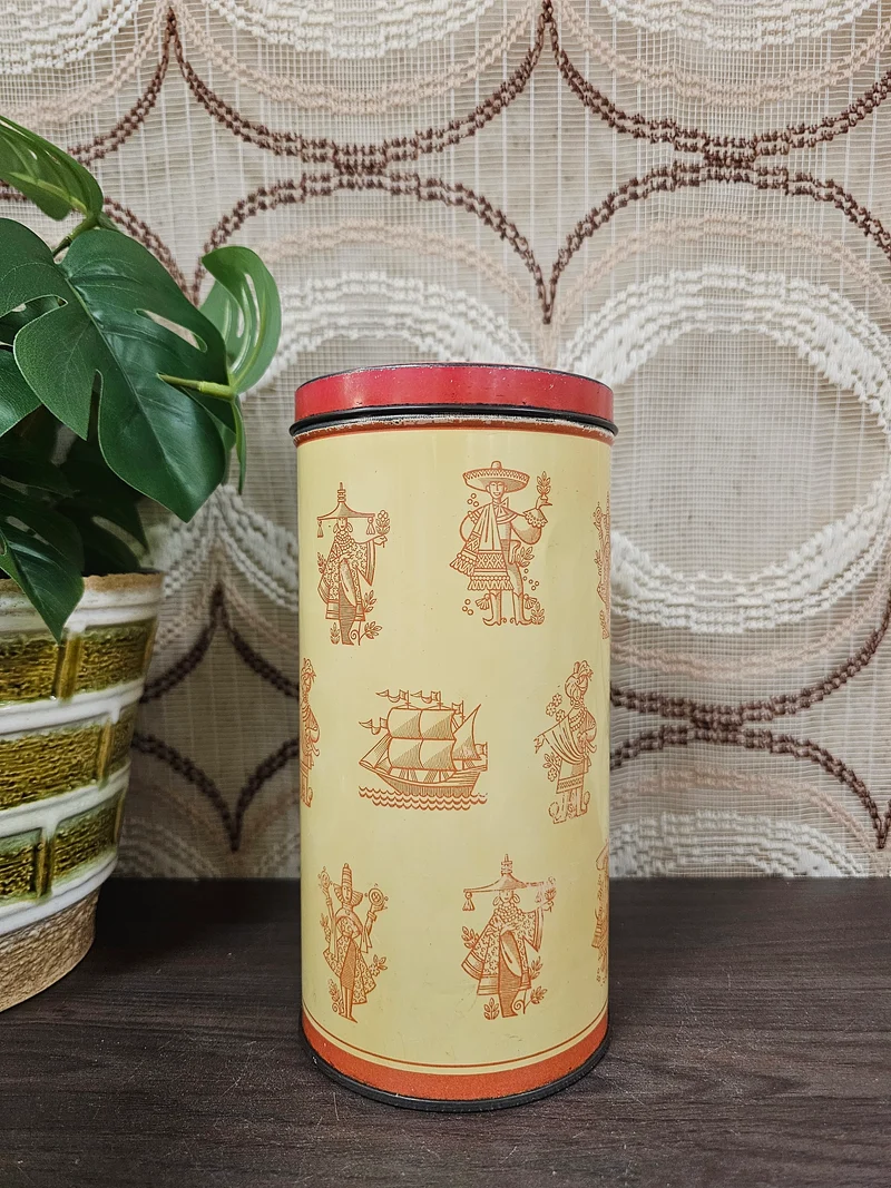 Vintage beschuitblik De Gruyter – klassiek ontwerp
