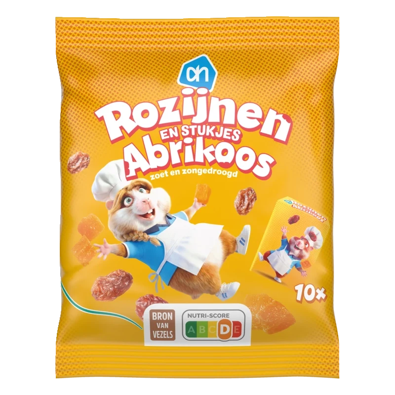 Hamsterchef Rozijnen en stukjes abrikoos