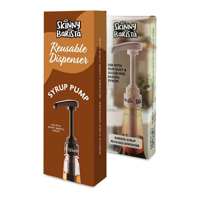 Skinny Barista siroopdispenser - Herbruikbare koffiesirooppomp (wit of zwart)