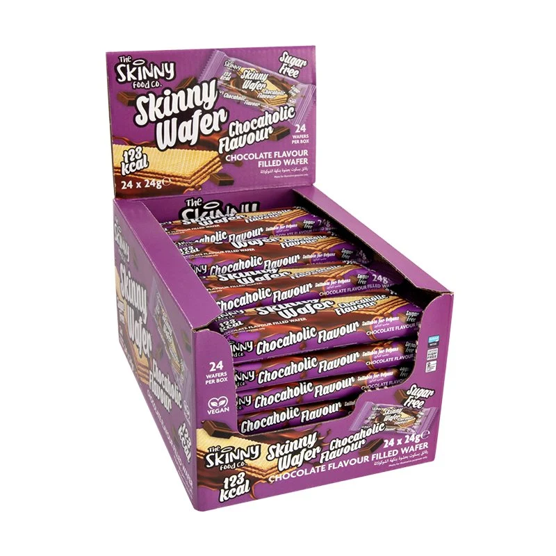 Chocaholic Magere Waferdoos 575 g (24 g x 24 eenheden)