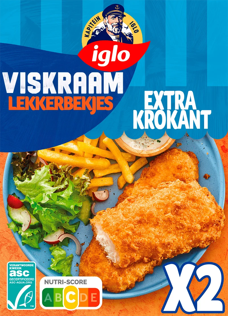 Iglo Viskraam Lekkerbekjes naturel