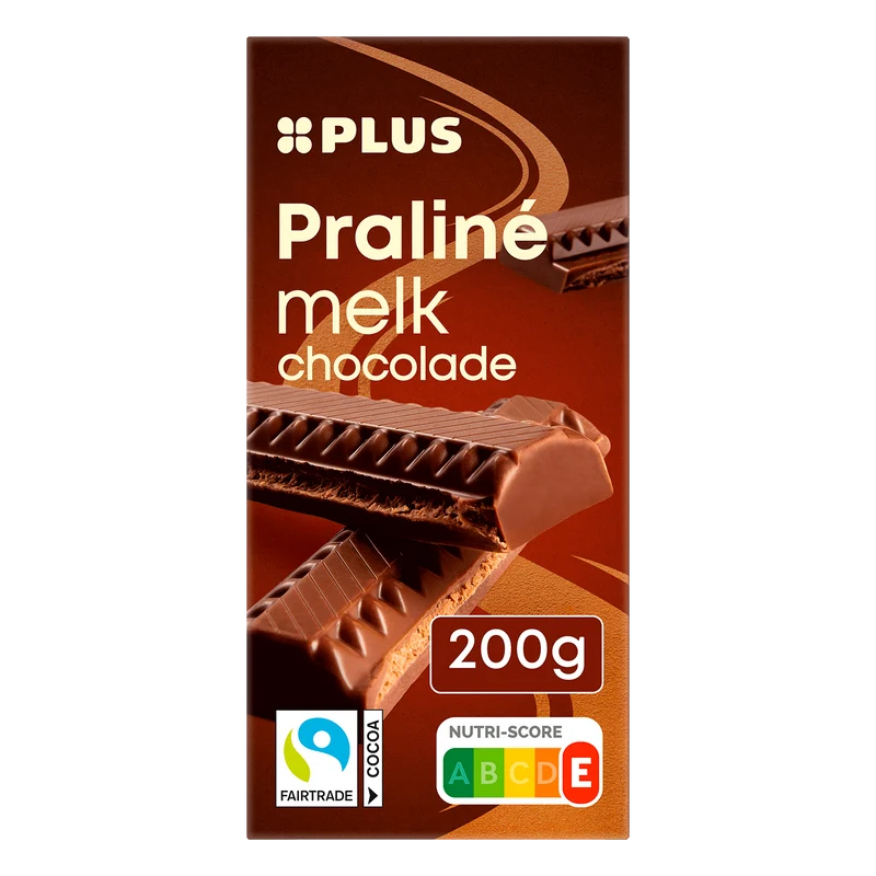 Tablet chocolade praliné melk